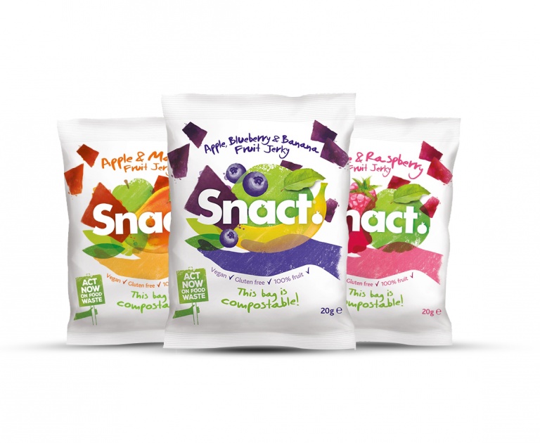 snact biodegradable packaging image