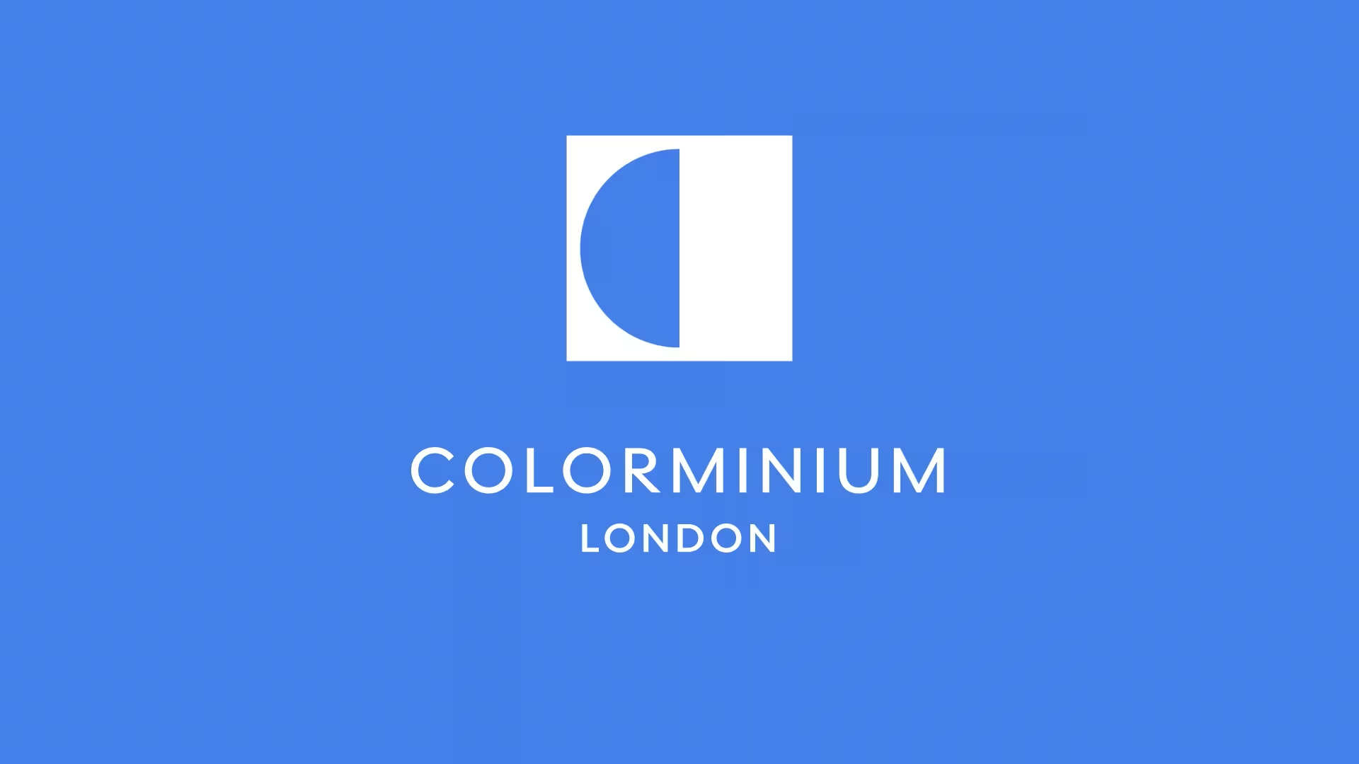 Colorminium logo animation